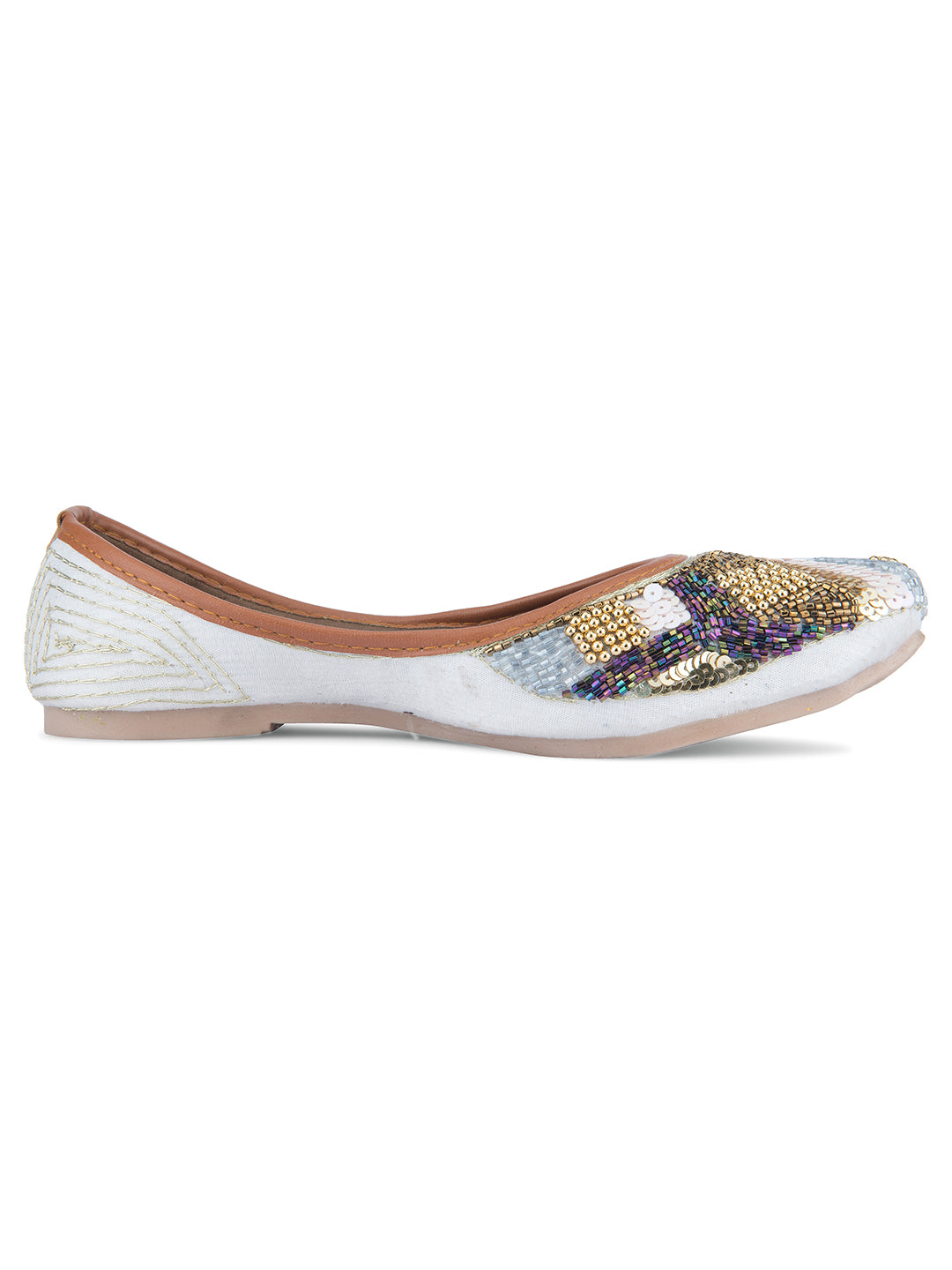 Desi Colour Women Indian Ethnic Footwear-Heavy Emb -17