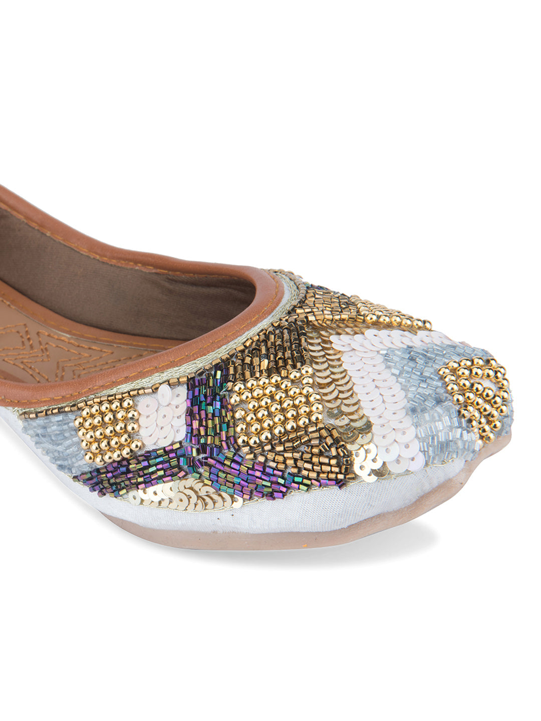 Desi Colour Women Indian Ethnic Footwear-Heavy Emb -17
