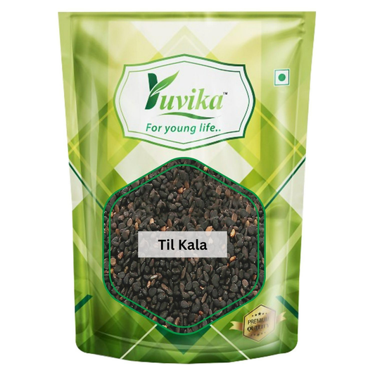 Yuvika Til Kala - Sesamum Indicum - Black Sesame Seeds  Grab2Buy Yuvika Grab2Buy
