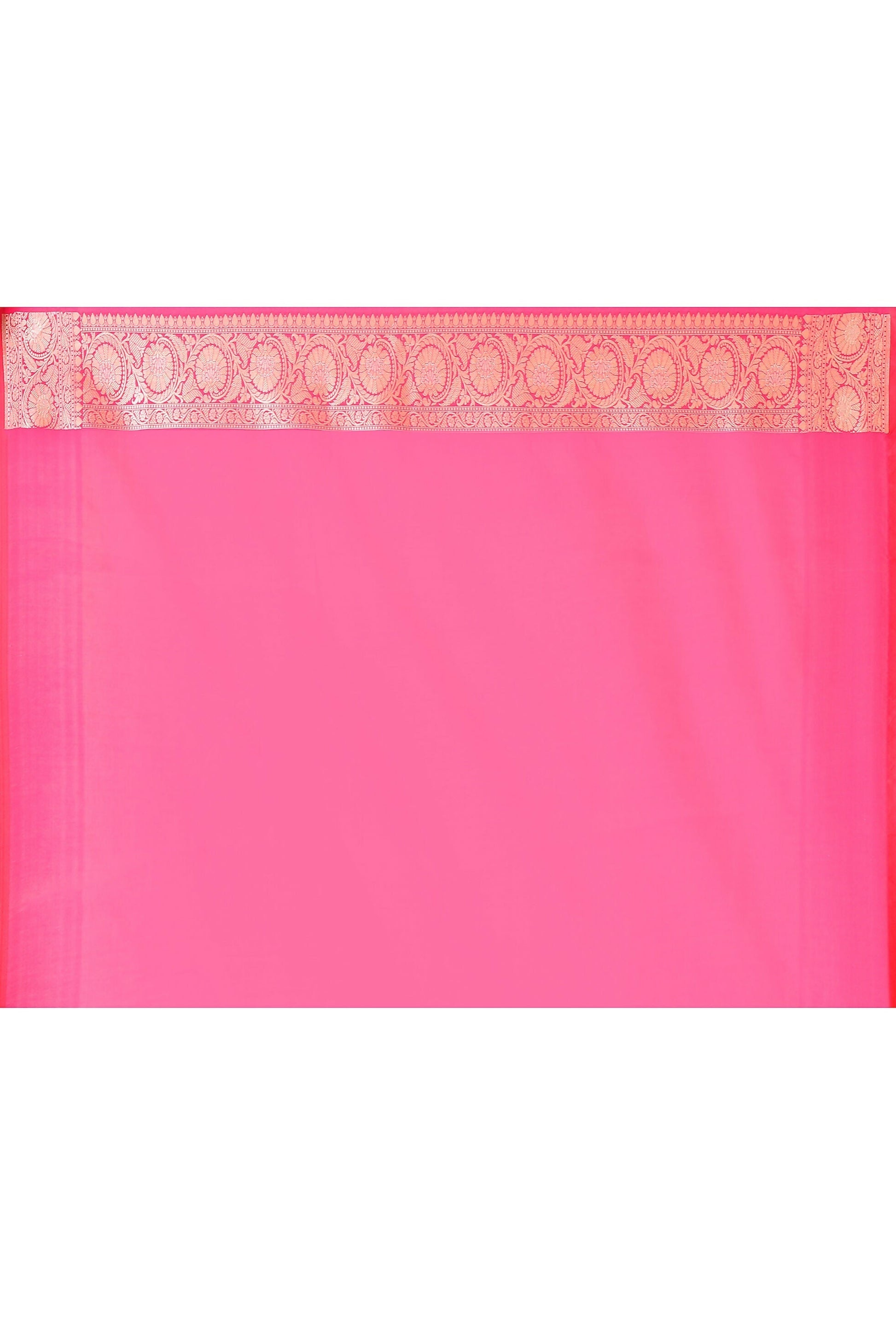 Joban Fashion Hot Pink Soft Pure Handloom Banarasi Silk Saree | Swadesiicart