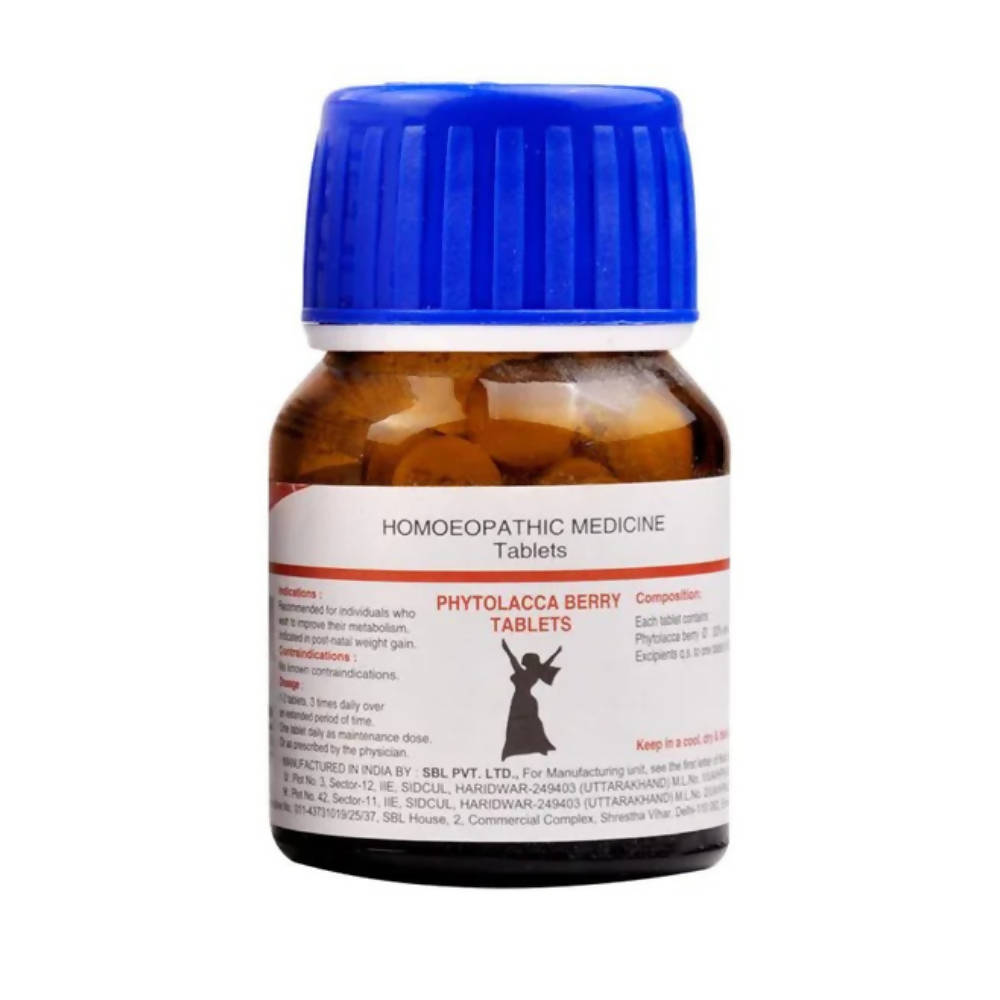 SBL Homeopathy Phytolacca Berry Tablets 