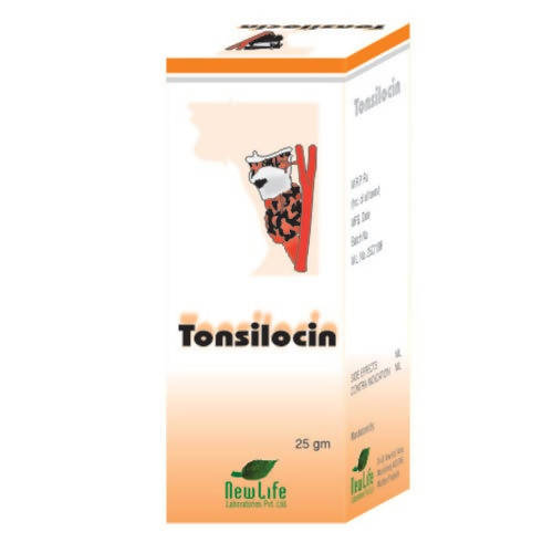 New Life Tonsilocin Pills – Homeopathic Tonsillitis & Throat Wellness Remedy 