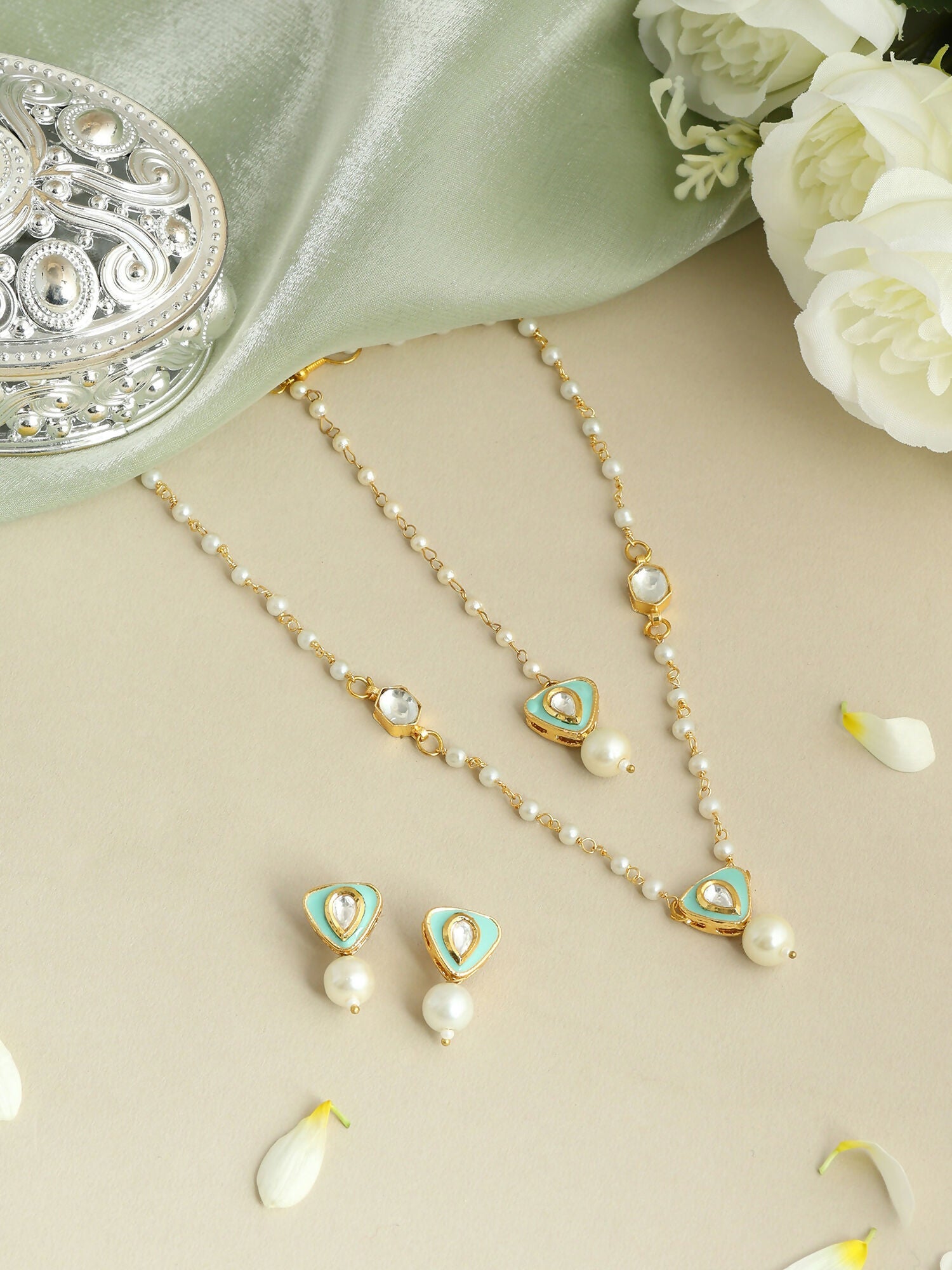 Ruby Raang 3-Piece Pearl Drop Set