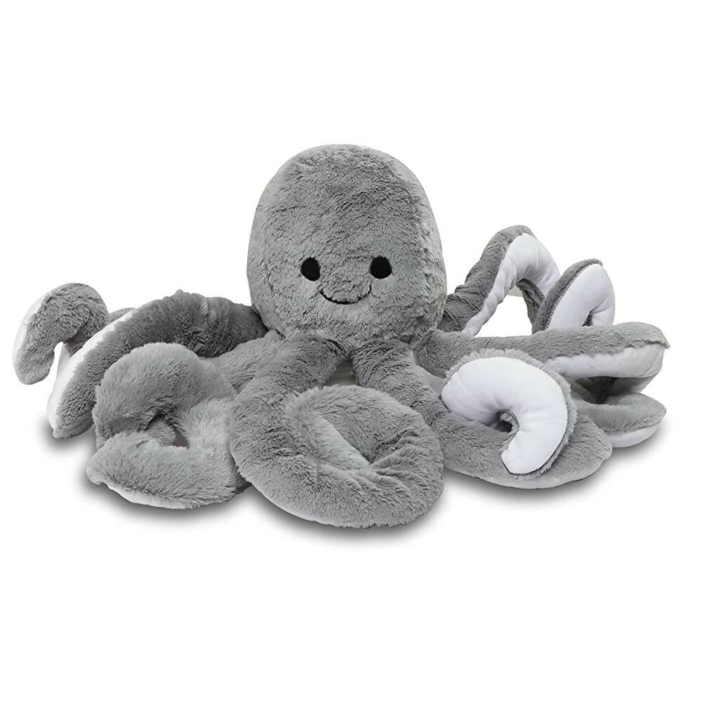 Webby Giant Realistic Stuffed Octopus Animals Soft Plush Toy-Grey  Grab2Buy Webby Grab2Buy