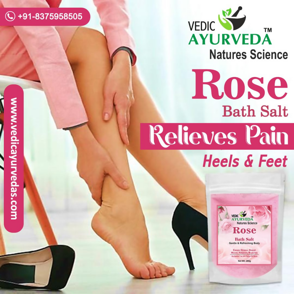 VedicAyurveda Rose Bath Salt  Grab2Buy VedicAyurveda Grab2Buy