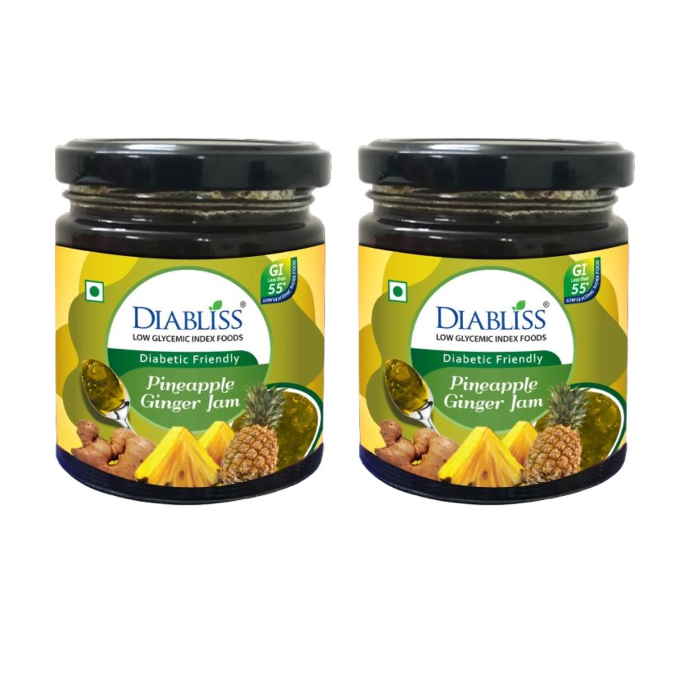 Diabliss Diabetic Friendly Pineapple Ginger Jam 