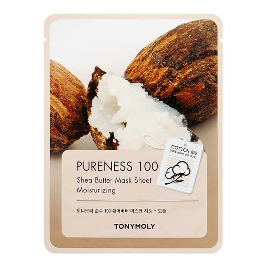 Tonymoly Pureness 100 Shea Butter Mask Sheet - Korean Skincare 