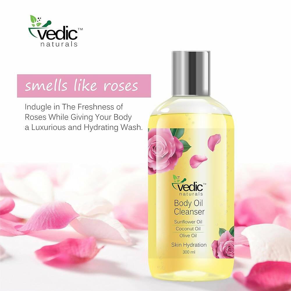 Vedic Naturals Organic Body Oil Cleanser Shower Oil (Body Wash)  Grab2Buy Vedic Naturals Grab2Buy