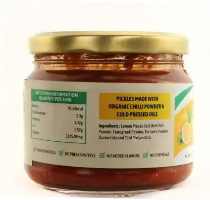Sudhanya Organic Lemon Pickle - Grab2buy