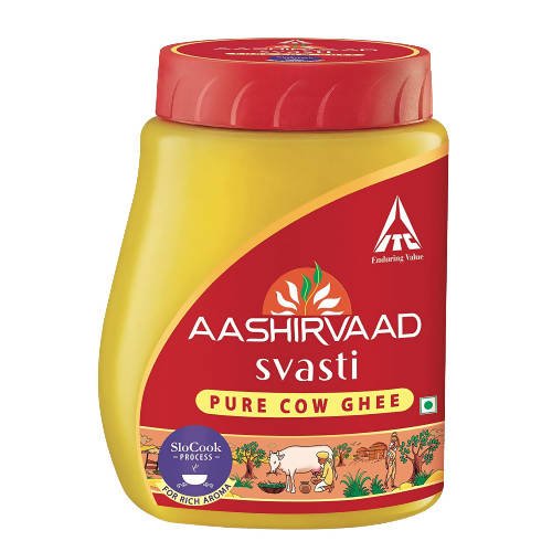 Aashirvaad Svasti Pure Cow Ghee | Premium Desi Ghee with Rich Aroma 