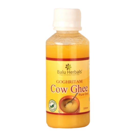 Balu Herbals Cow Ghee | Made From Grass Fed Cow's Milk | Organic, Natural & Pure Cow Ghee 