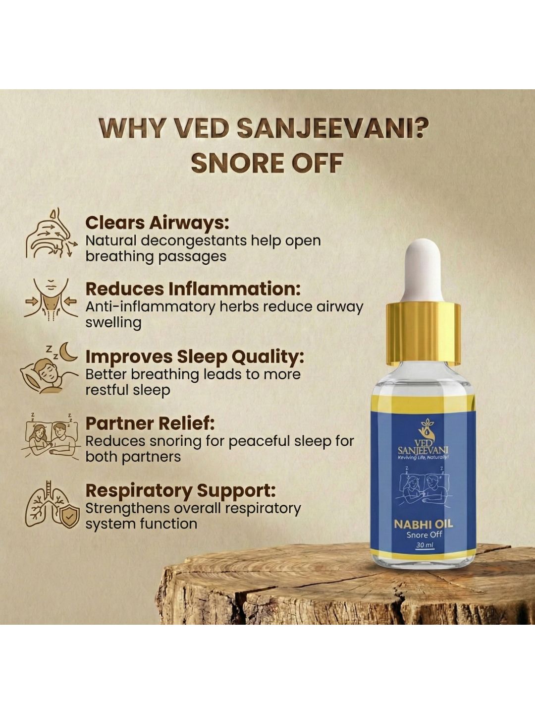 Ved Sanjeevani Snore Off Nabhi Oil  Grab2Buy Ved Sanjeevani Grab2Buy