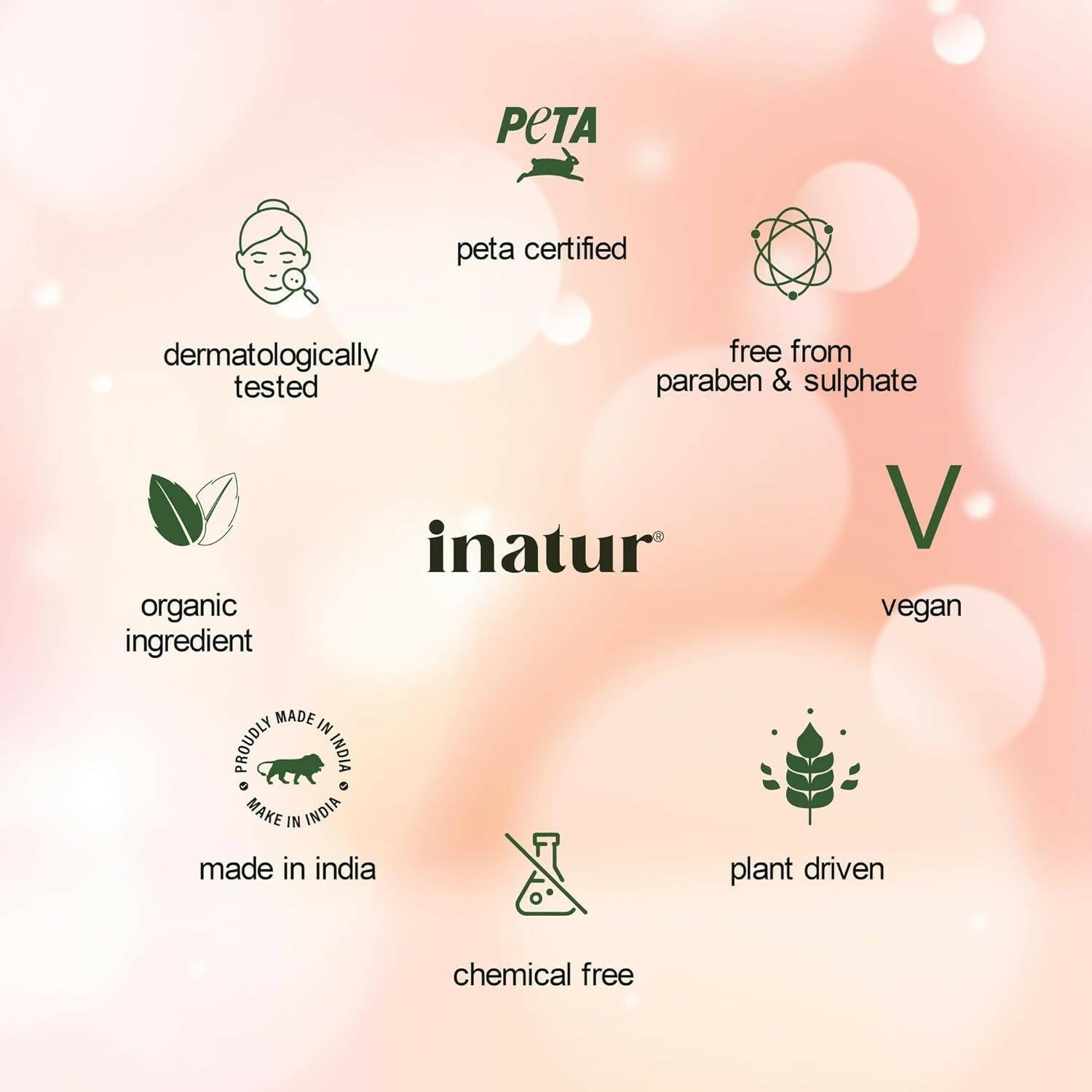 Inatur Lip and Cheek Tint Sunny Red 