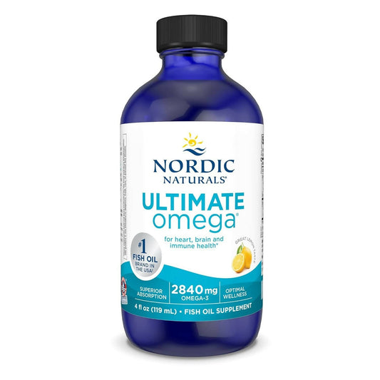 Nordic Naturals Ultimate Omega 3 Fish Oil Liquid - Lemon Flavor | Grab2Buy