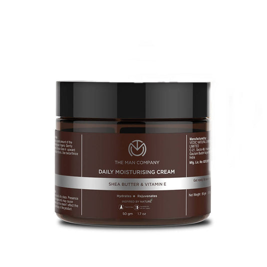 The Man Company Daily Moisturizing Face Cream with Shea Butter, Vitamin E & Coco Butter  Grab2Buy The Man Company Grab2Buy