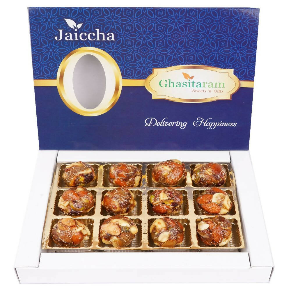 Ghasitaram Dry Fruit Laddoos with No Added Sugar 