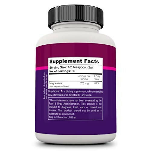 Zenith Nutrition Magnesium Citrate Powder 