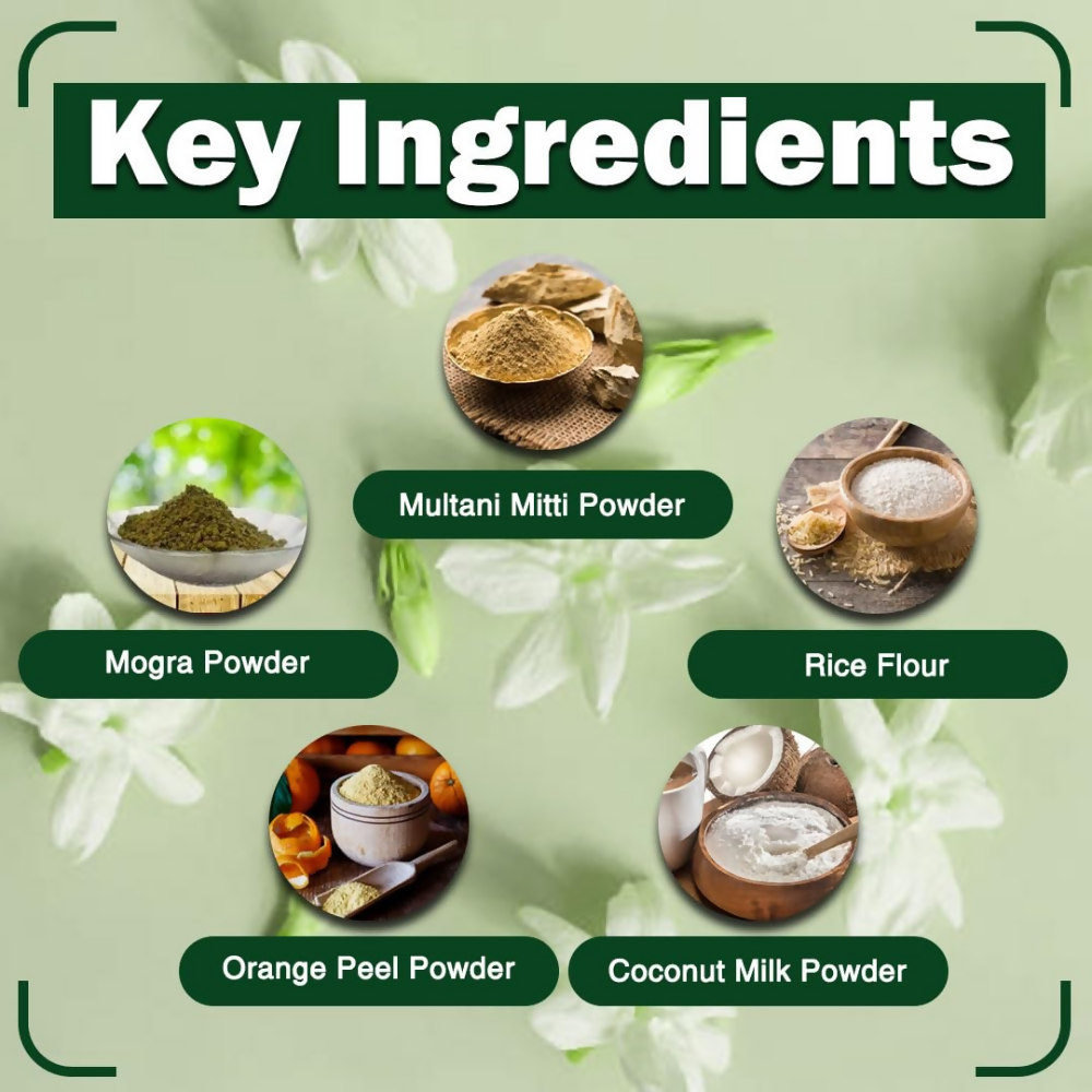 VedicAyurveda Herbal Wax Powder - Mogra  Grab2Buy VedicAyurveda Grab2Buy