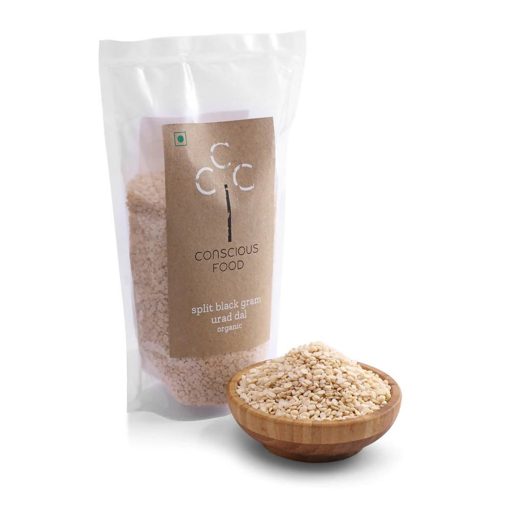 Conscious Food Organic Split Black Gram (Urad Dal) 