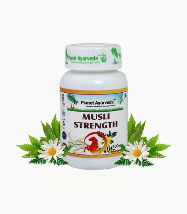 Planet Ayurveda Musli Strength capsules 