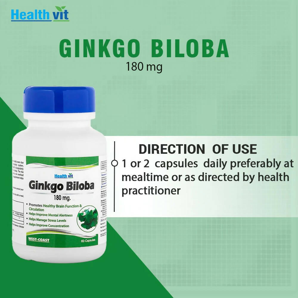 Healthvit Ginkgo Biloba Capsule - Grab2buy