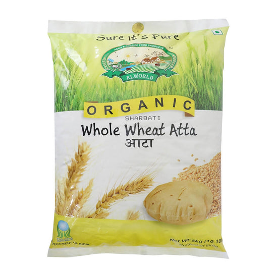 El World Organic Sharbati Whole Wheat Atta - Grab2buy