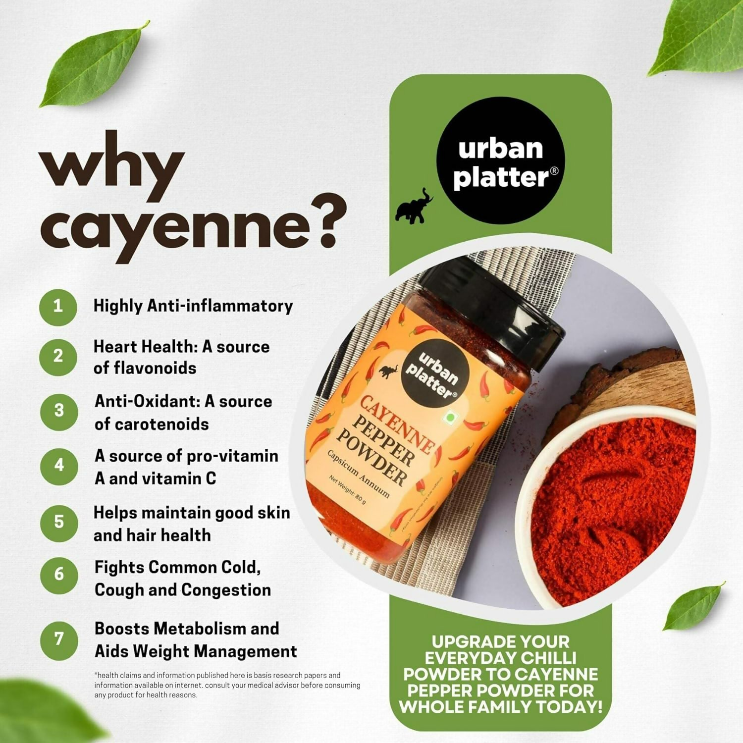 Urban Platter Cayenne Pepper Powder  Grab2Buy Urban Platter Grab2Buy