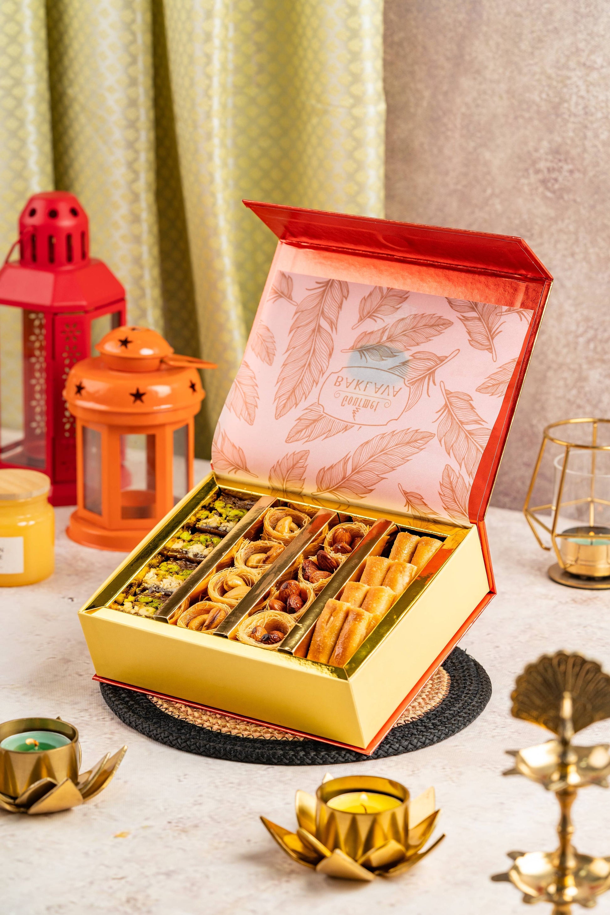 Gourmet Baklava Decadent Gift Box Of Assorted Baklava 