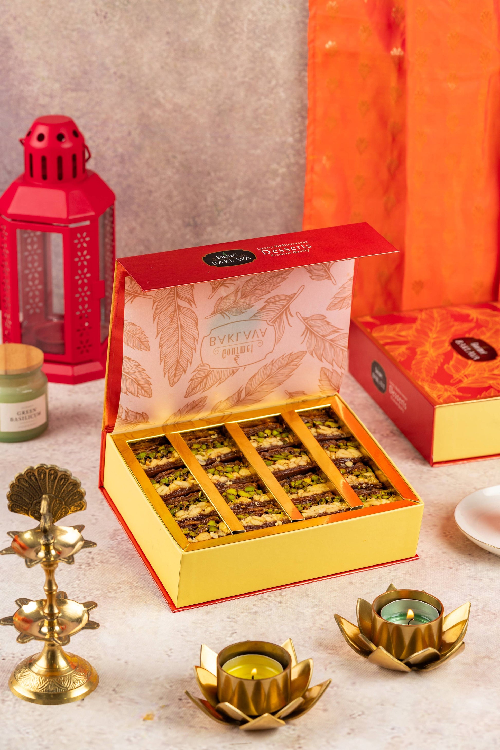 Gourmet Baklava Decadent Chocolate Dry Fruit Baklava 