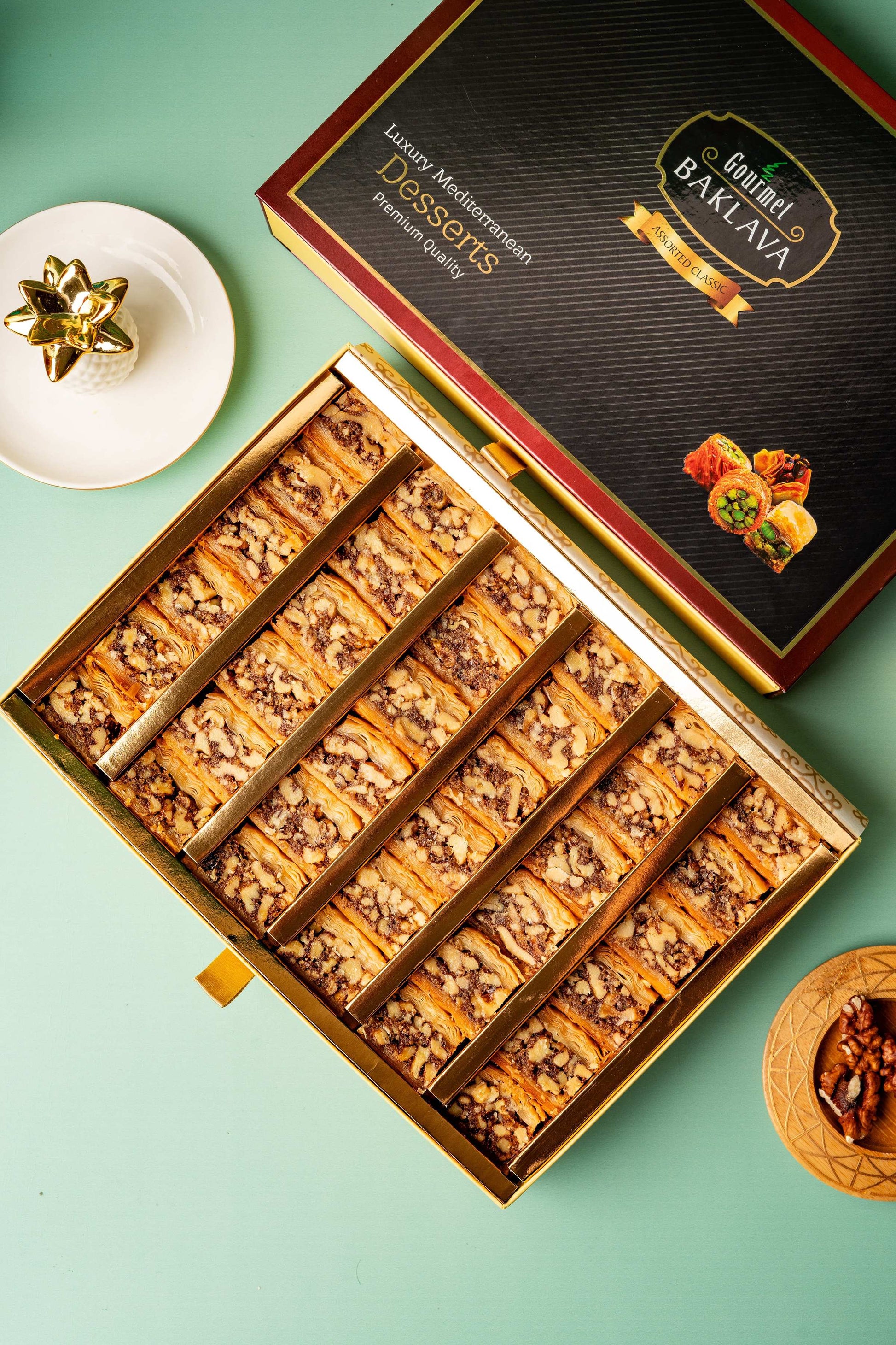 Gourmet Baklava Walnut Baklava 
