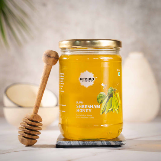 Vediko Origins Raw Sheesham Honey  Grab2Buy Vediko Origins Grab2Buy
