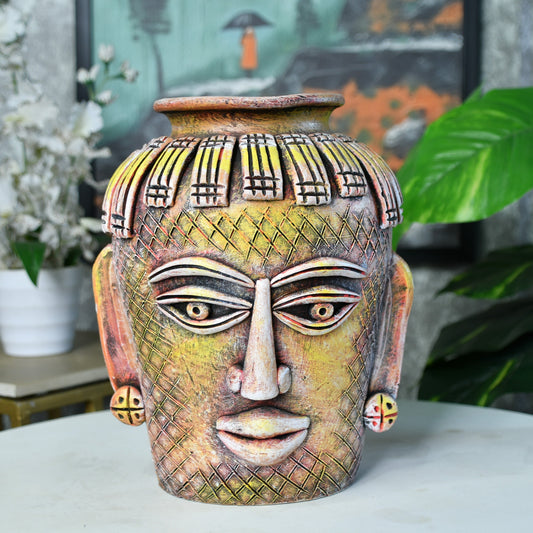 Sowpeace Terracotta Tribal Effigy Bloom