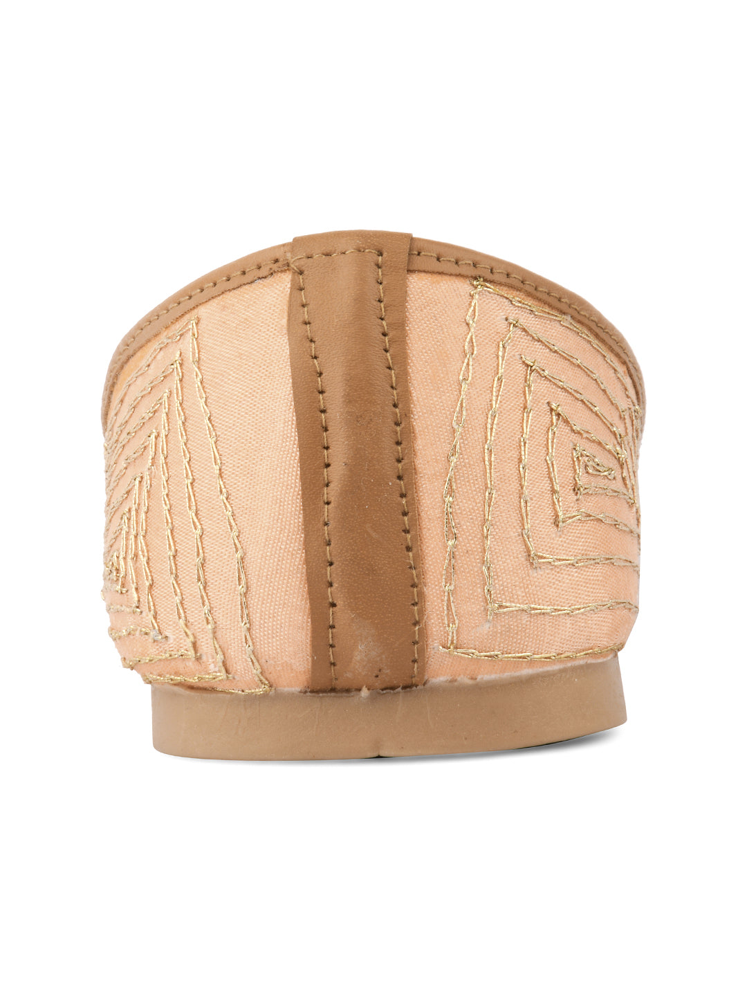 Desi Colour Women Indian Ethnic Footwear-Party Collection - Peach