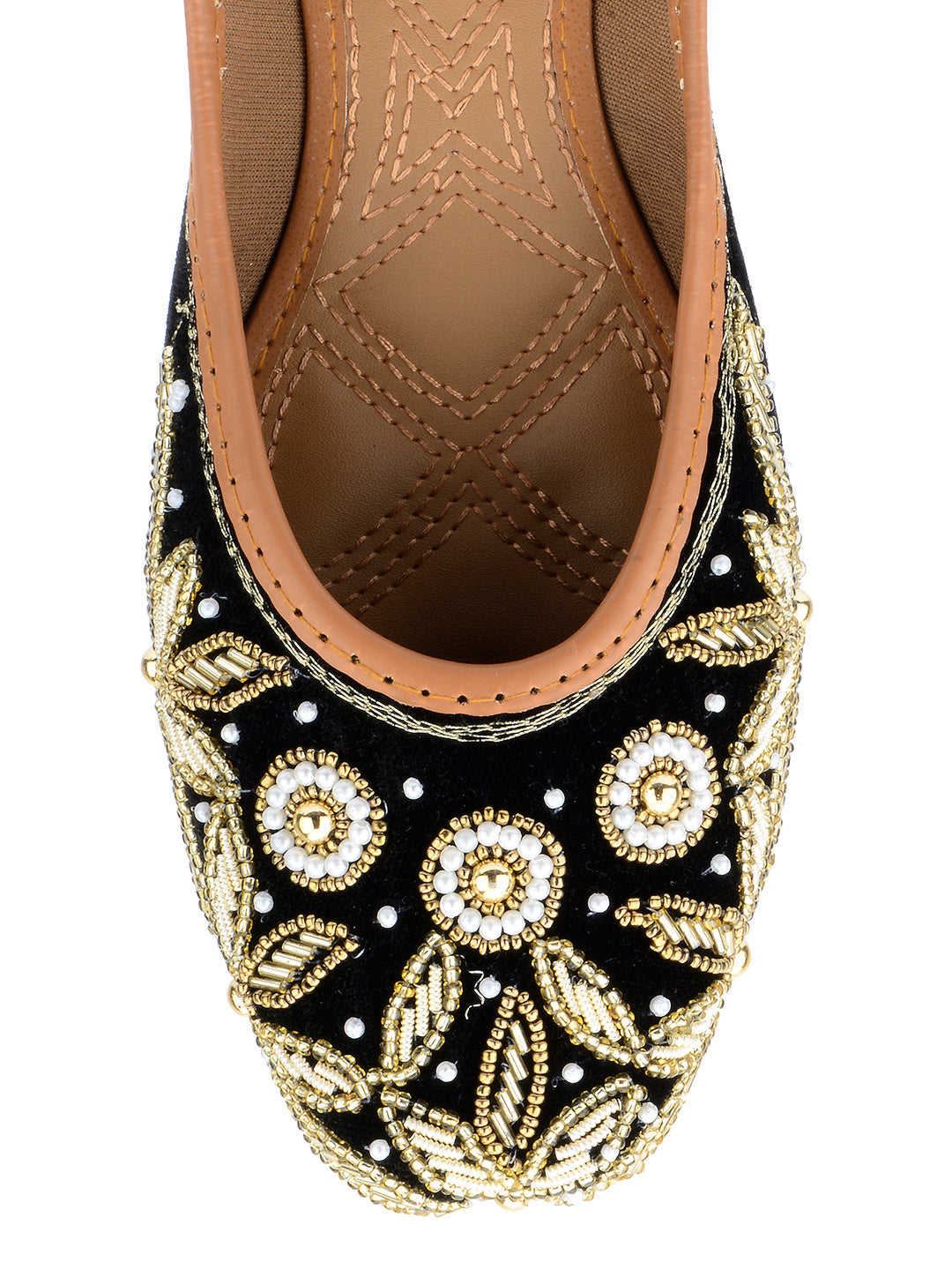 Desi Colour Women Indian Ethnic Footwear-Velvet Wedding-7