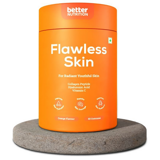 Better Nutrition Flawless Skin Gummies for Skin Hydration, Glowing Skin & Elasticity | Grab2Buy