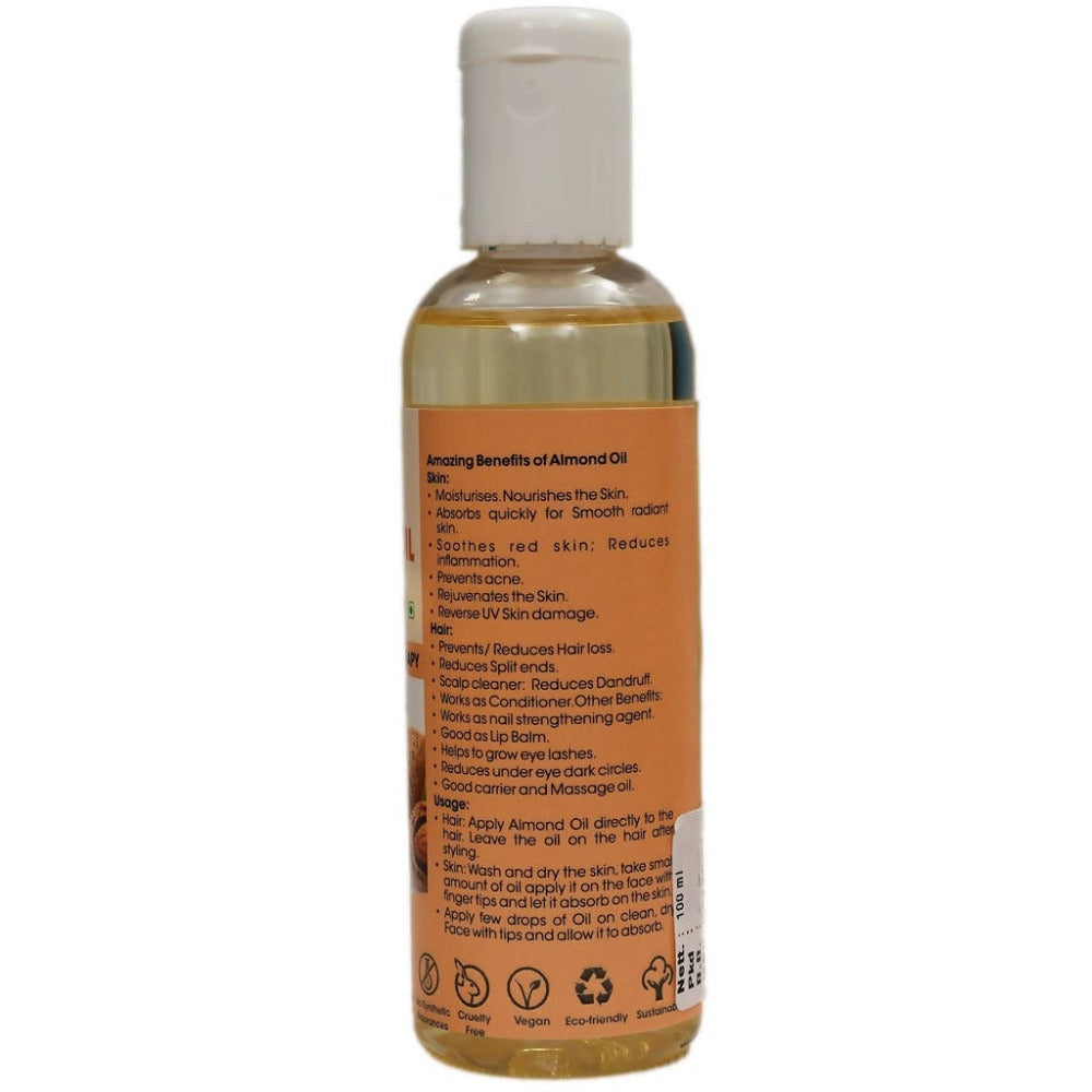 Teja Organics Pure Almond Oil  Grab2Buy Teja Organics Grab2Buy