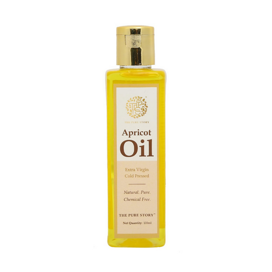 The Pure Story Natural Cold Pressed Apricot Hair Oil  Grab2Buy The Pure Story Grab2Buy