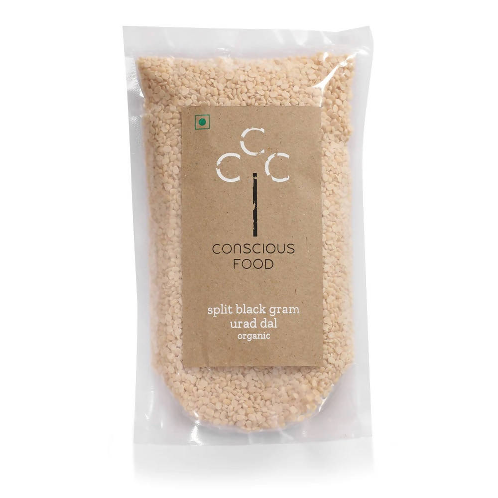 Conscious Food Organic Split Black Gram (Urad Dal) 