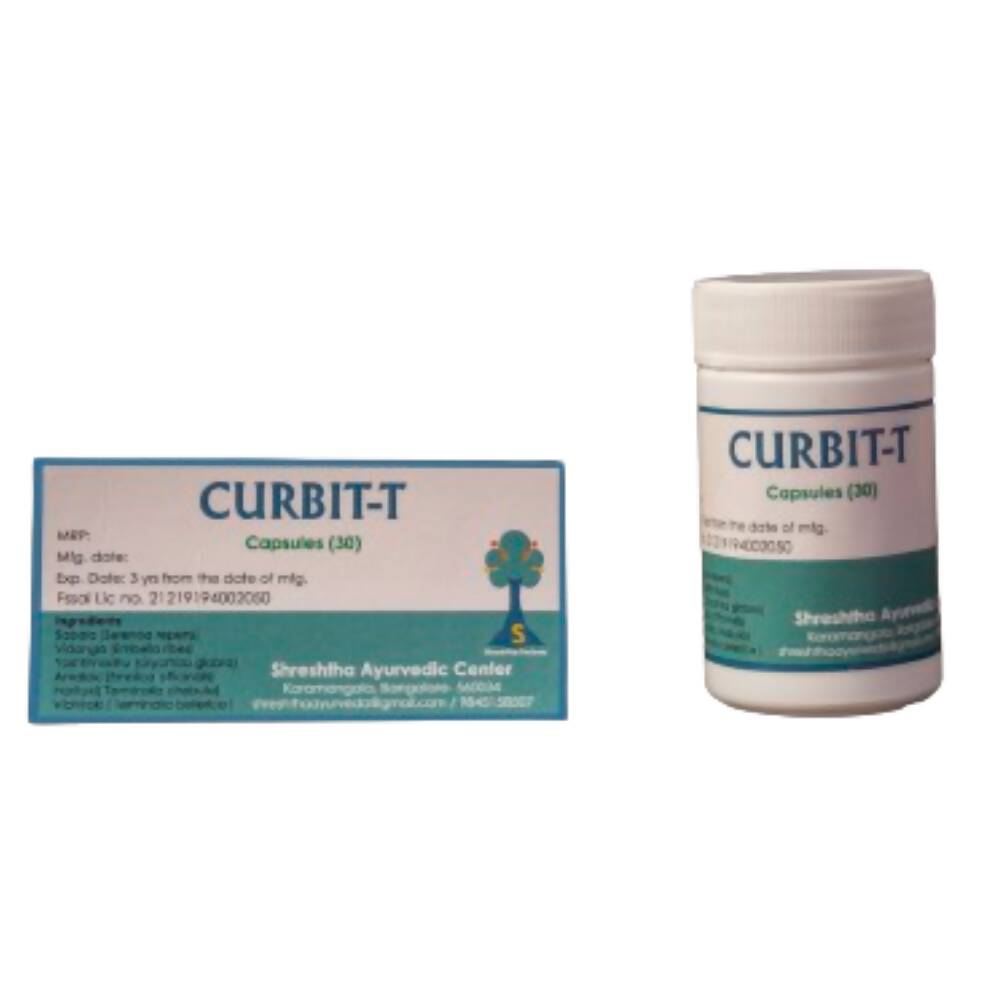Shreshtha Herbals Curbit-T Capsules - Grab2buy