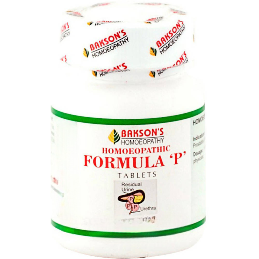 Bakson's Homeopathy Formula P Tablets 