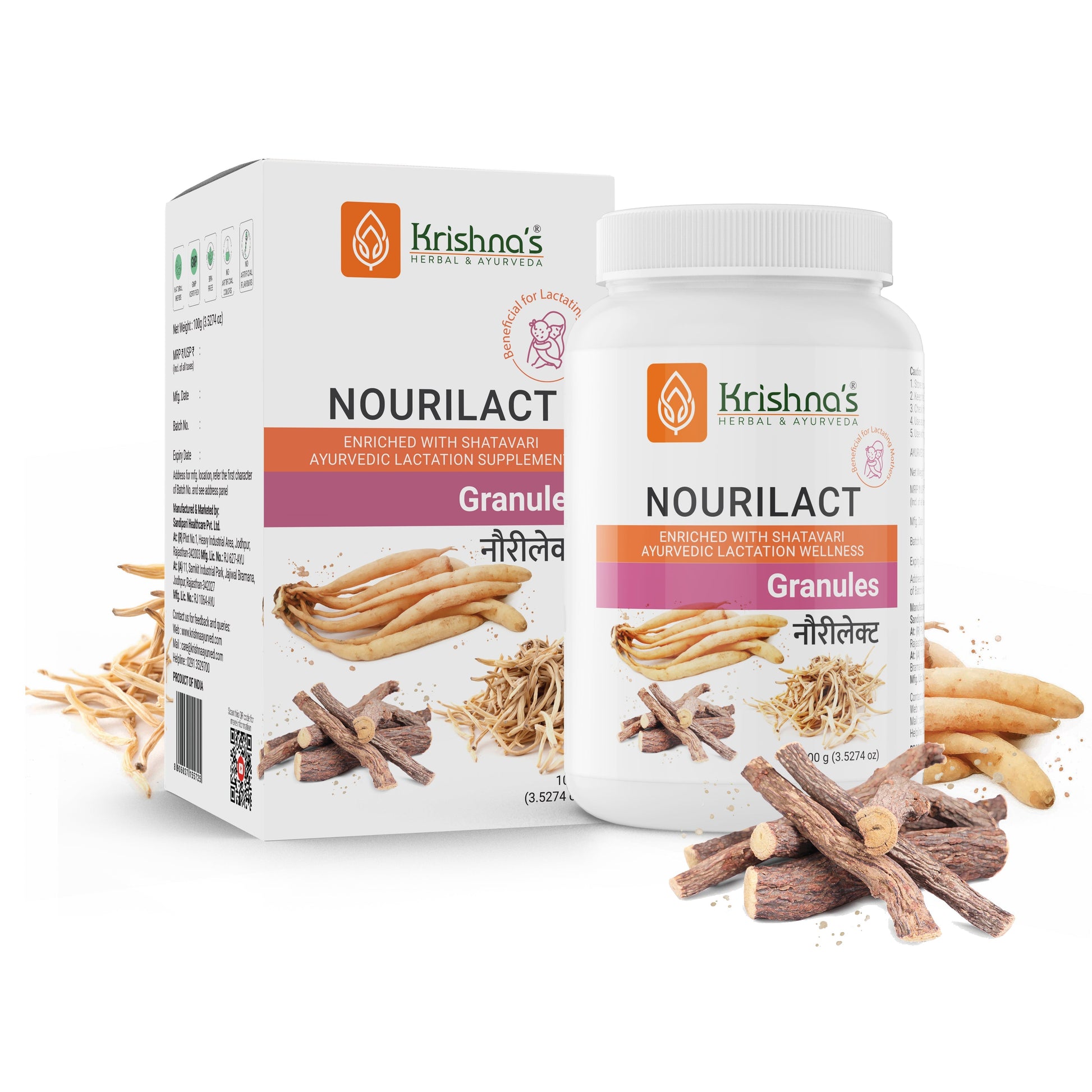Krishna'S Herbal & Ayurveda Nourilact Granules 