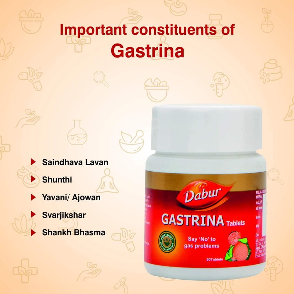 Dabur Gastrina - 60 Tablets  Grab2Buy Dabur Grab2Buy