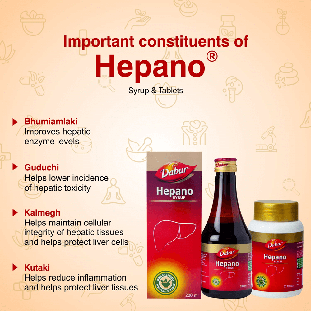 Dabur Hepano Syrup - 200 ml  Grab2Buy Dabur Grab2Buy
