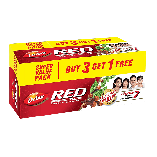 Dabur Red Paste, 150g (Buy 3 Get 1 Free)