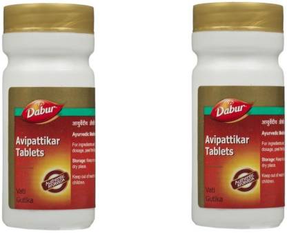 Dabur Avipattikar Tablets 60 (Pack of 2)  Grab2Buy Dabur Grab2Buy
