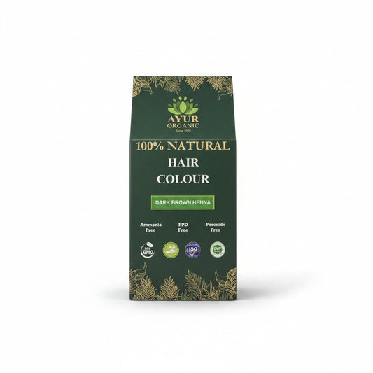 Natural Henna Hair Colour | Dark Brown