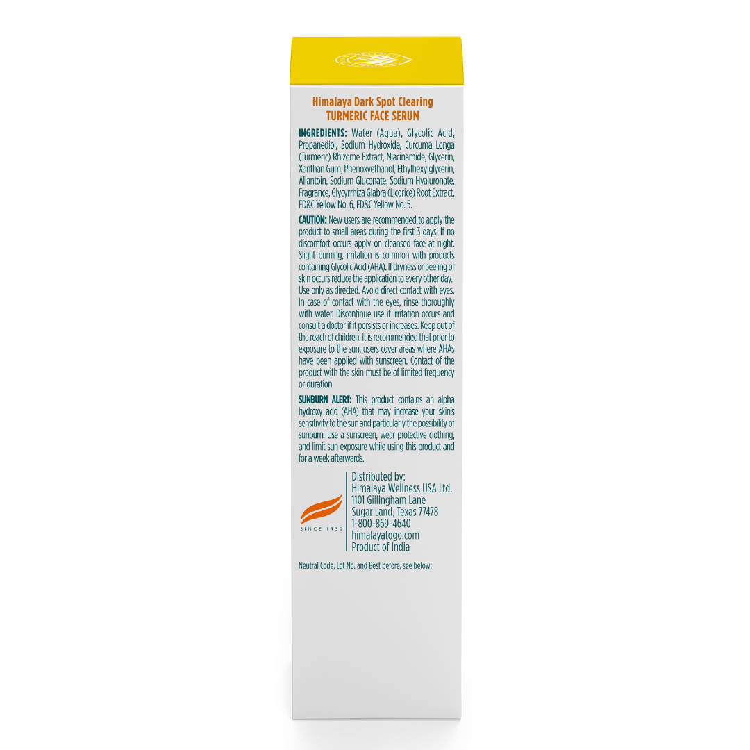 Dark Spot Clearing Turmeric Face Serum 