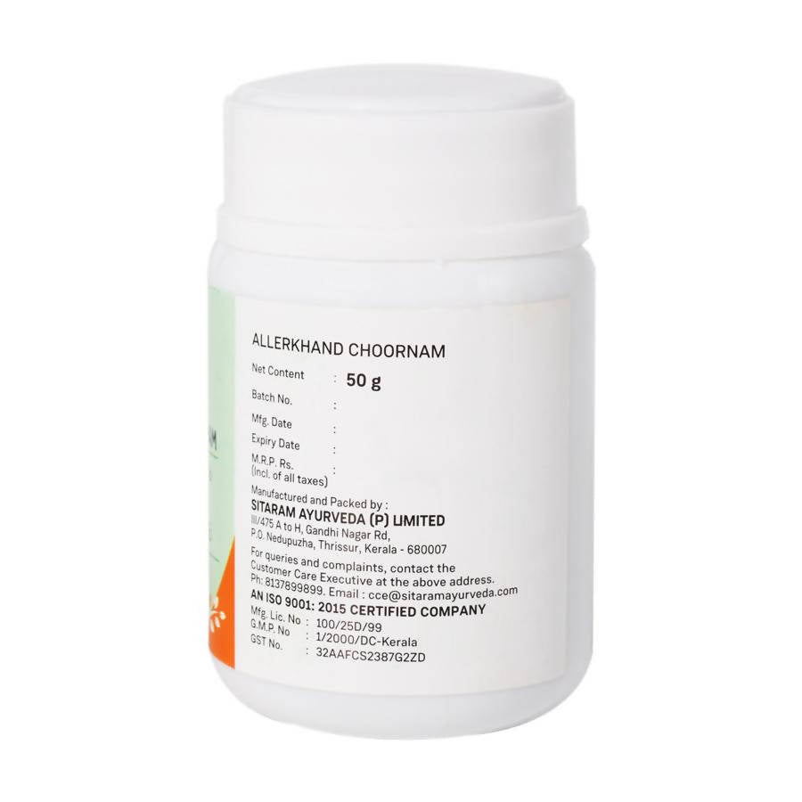 Sitaram Ayurveda Allerkhand Choornam 
