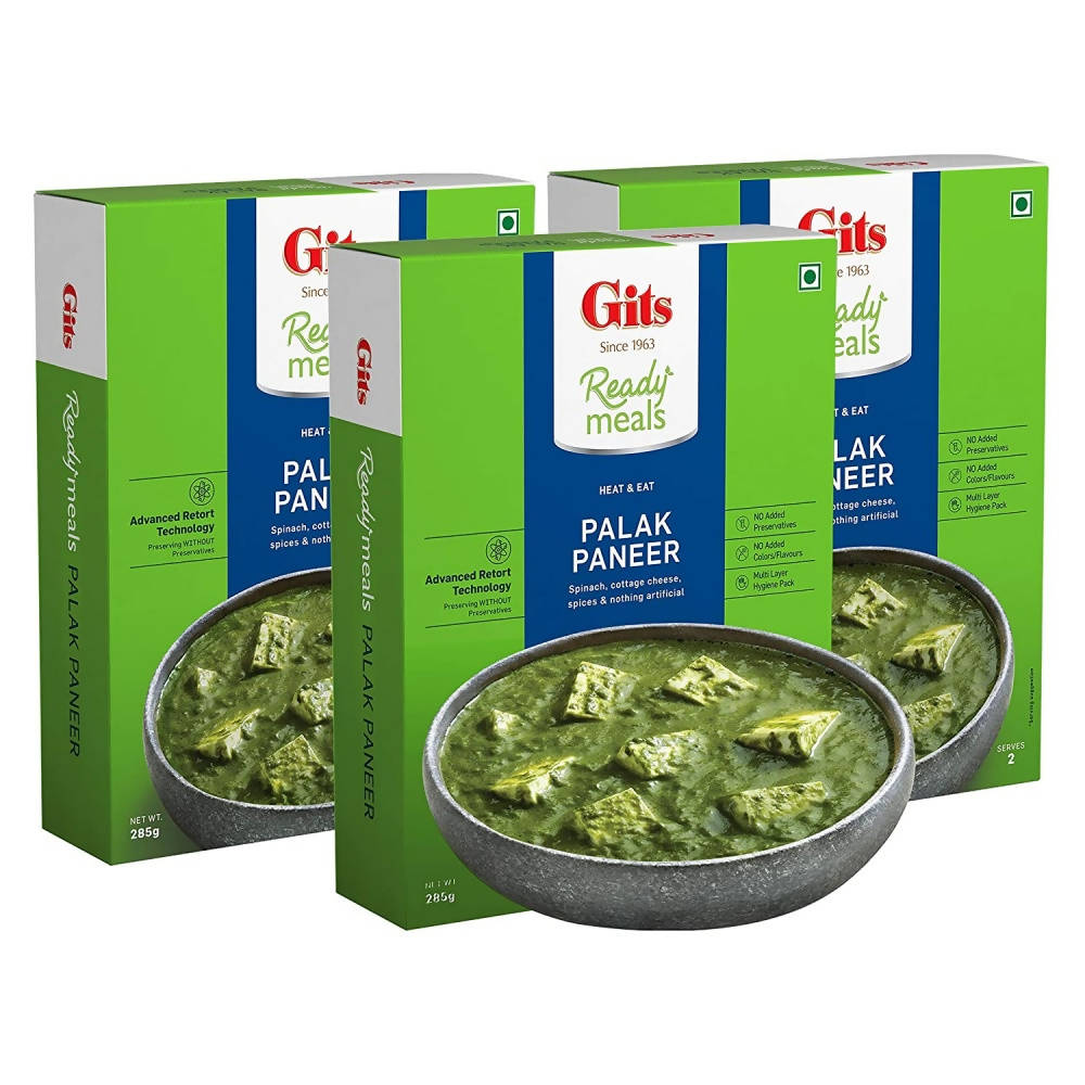 Gits Ready Meals Heat & Eat Palak Paneer - Grab2buy