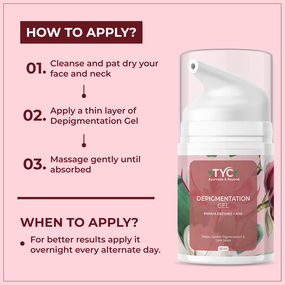 TYC Depigmentation Gel with 4% AHA For Men and Women  Grab2Buy TYC Grab2Buy